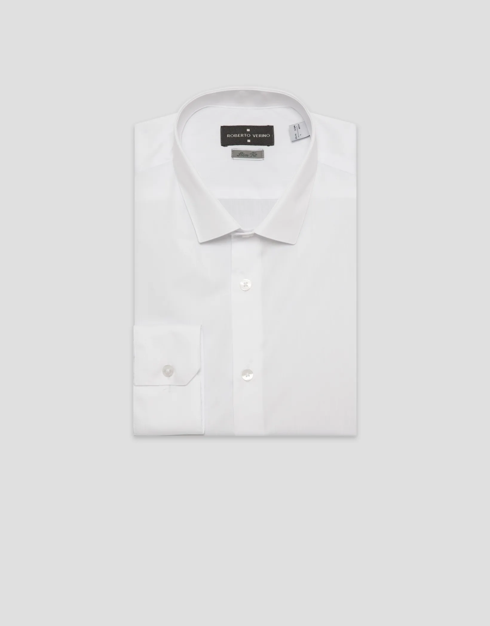 Camisa vestir lisa blanca