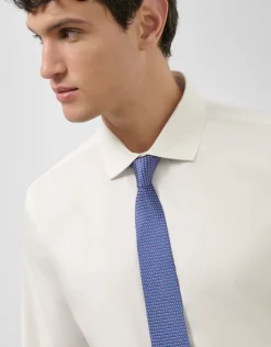 Camisa vestir regular sarga blanca