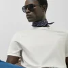 Camiseta algodón mercerizado blanco