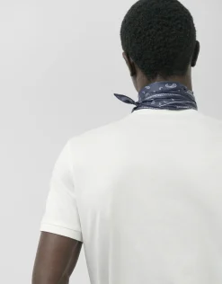 Camiseta algodón mercerizado blanco