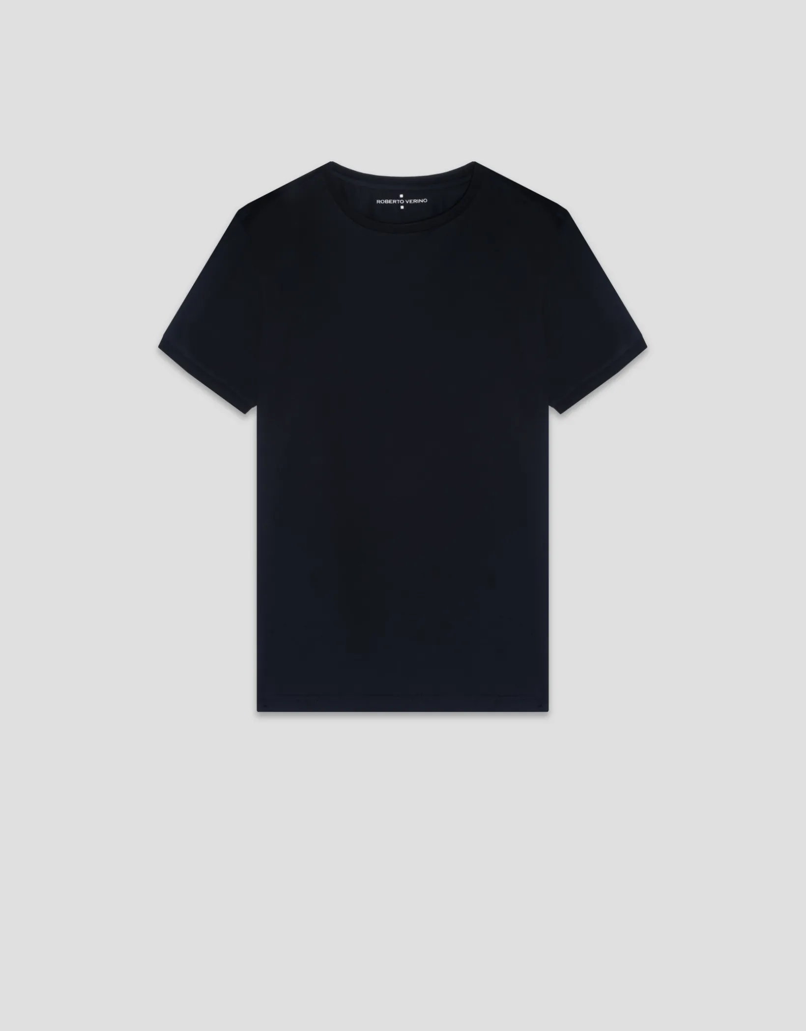 Camiseta algodón mercerizado negro