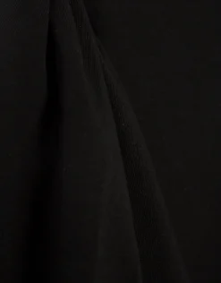 Camiseta manga capa en algodón negro