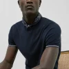 Camiseta tricotada marino