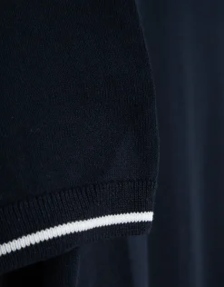 Camiseta tricotada marino