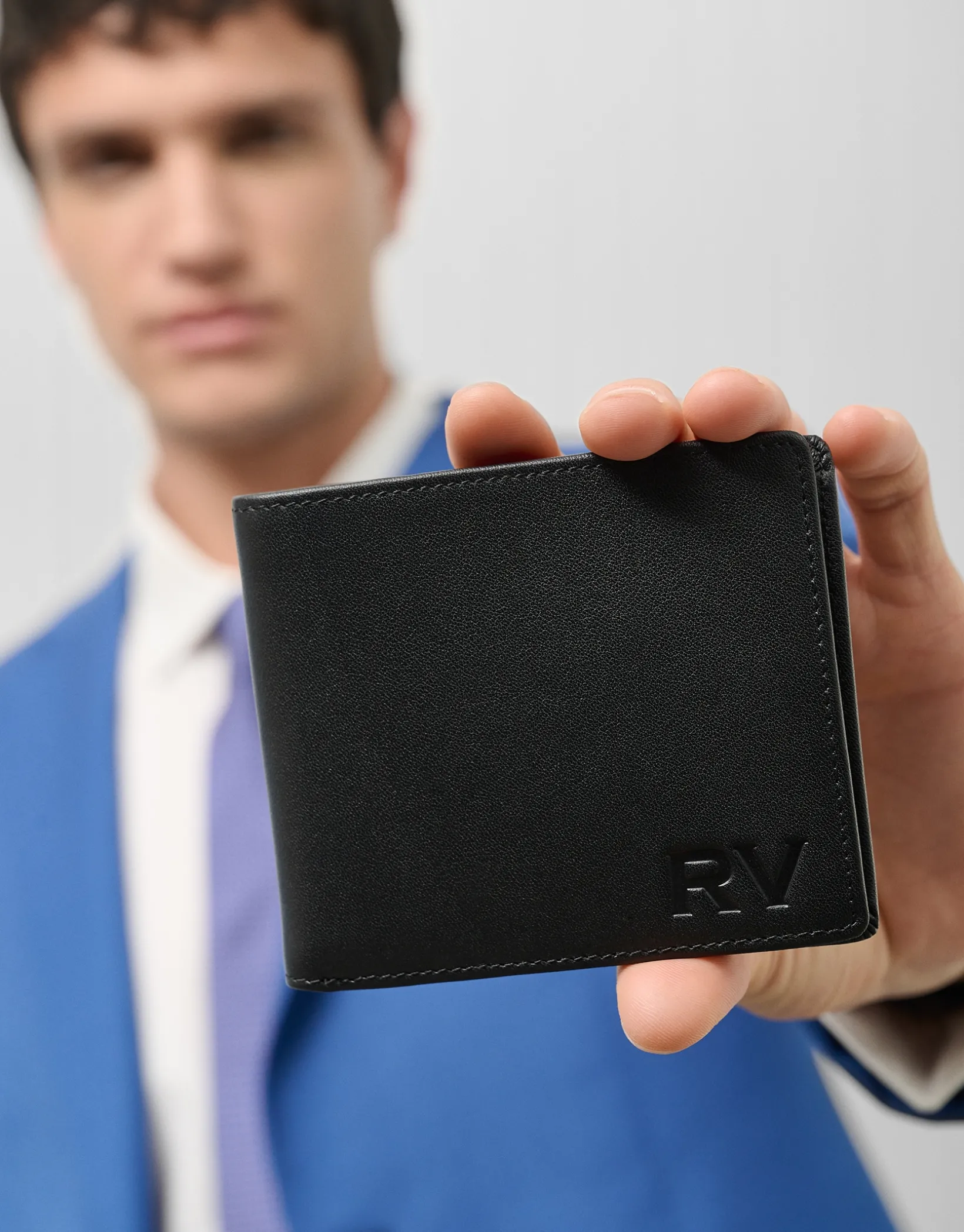Cartera billetera hombre Mim piel negra