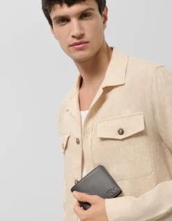 Cartera billetera hombre Mim piel marrón