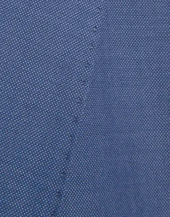 Chaleco falso liso azul medio