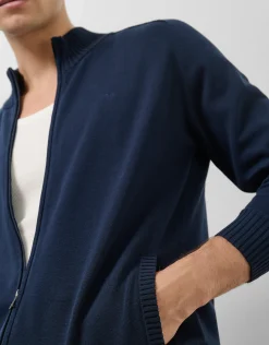 Chaqueta cremallera marino