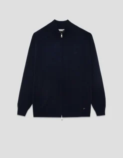 Chaqueta cremallera marino