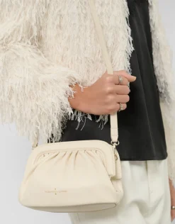 Chaqueta tejido fantasía blanco y plata
