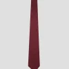 Corbata seda fucsia con jacquard flores