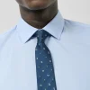 Corbata seda marina jacquard cachemires verdes