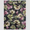 Fular mezcla algodón/lino estampado floral