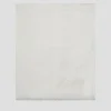 Fular modal crudo con firma bordada