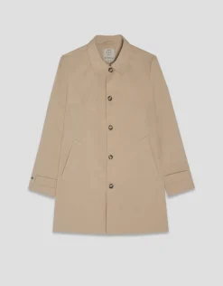Gabardina algodón técnico beige