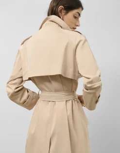 Gabardina clásica beige