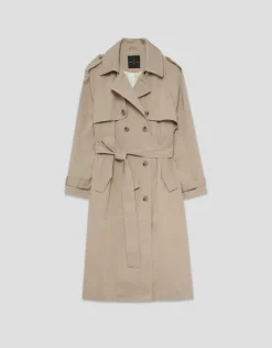 Gabardina clásica beige