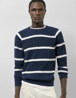 Jersey rayas marino/blanco