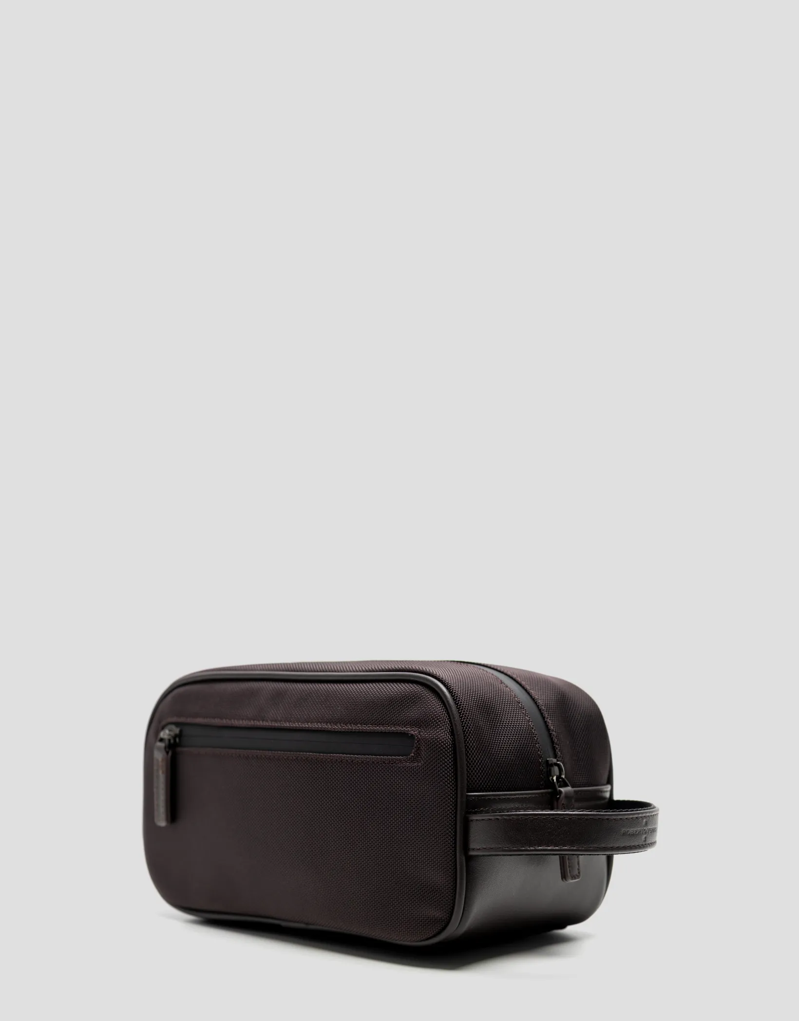 Neceser masculino Mim nailon marrón