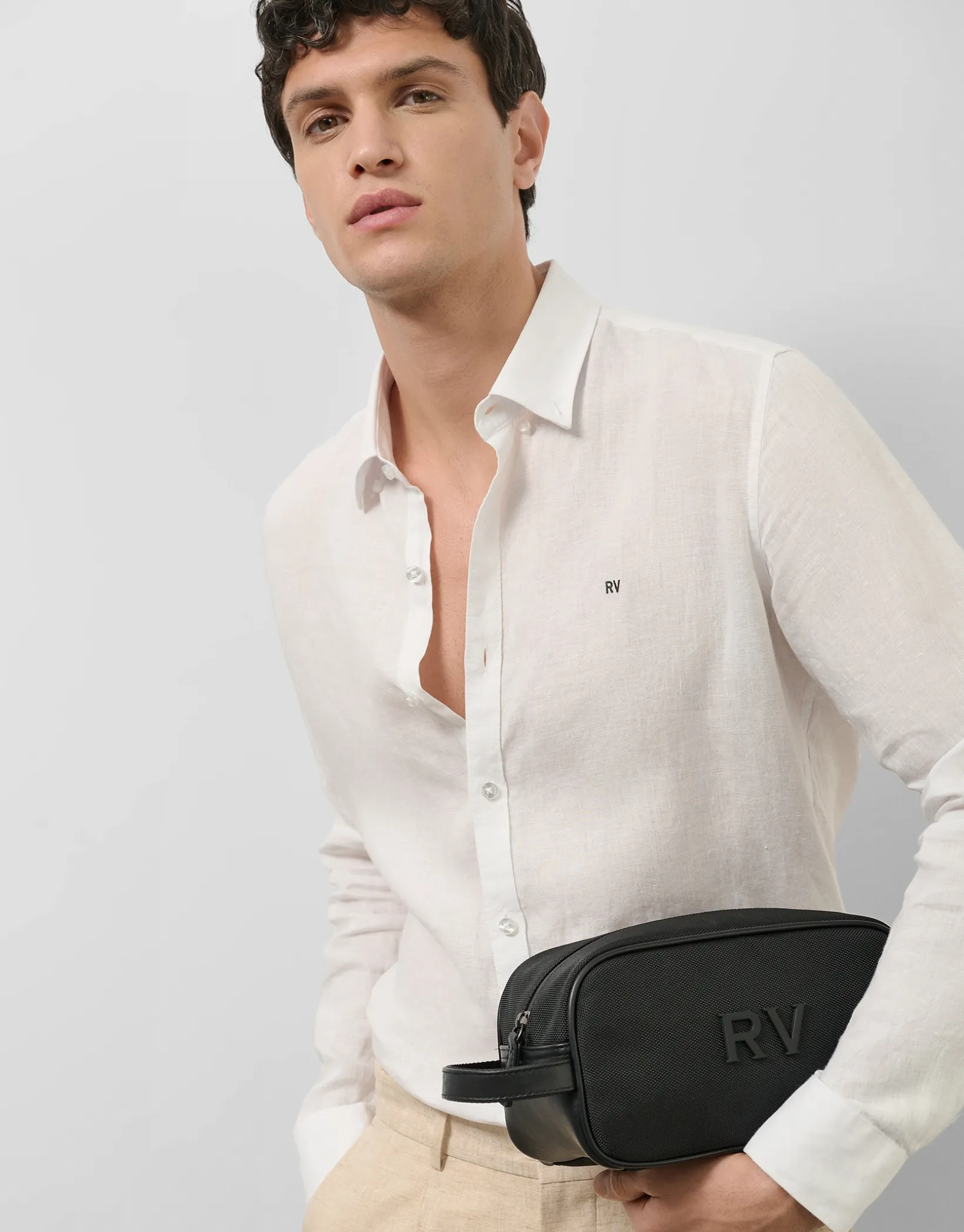 Neceser masculino Mim nailon negro