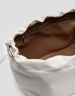 Organizador de bolsos nailon beige