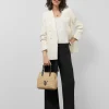 Pantalón ancho fluido twill negro con cinturón