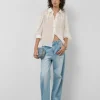 Pantalón ancho vaquero azul claro