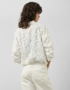 Pantalón ancho vaquero crudo