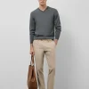 Pantalón chino ojo de perdiz color tostado claro