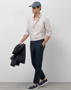 Pantalón chino tintado marino