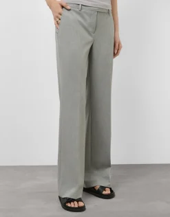 Pantalón recto gris vigoré