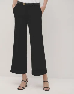 Pantalón sastre crepé negro