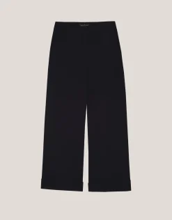 Pantalón sastre crepé negro