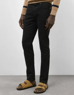 Pantalón vaquero negro slim fit