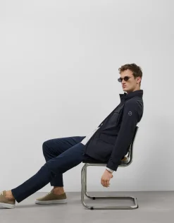 Parka cuatro bolsillo marino