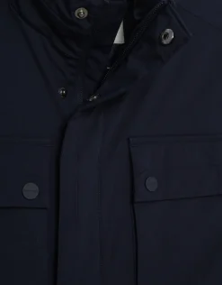 Parka cuatro bolsillo marino