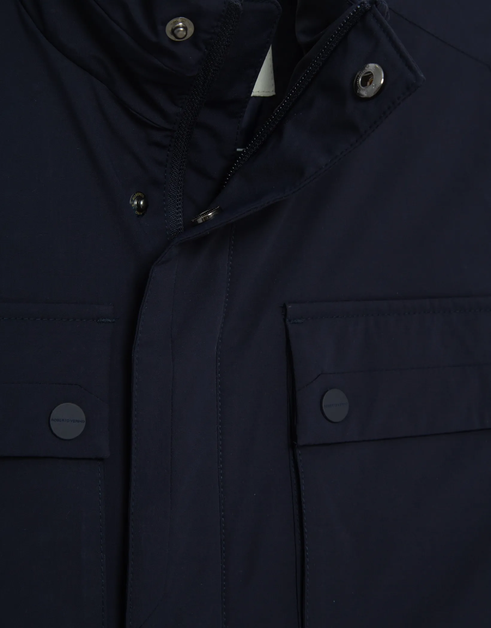 Parka cuatro bolsillo marino