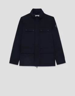 Parka cuatro bolsillo marino