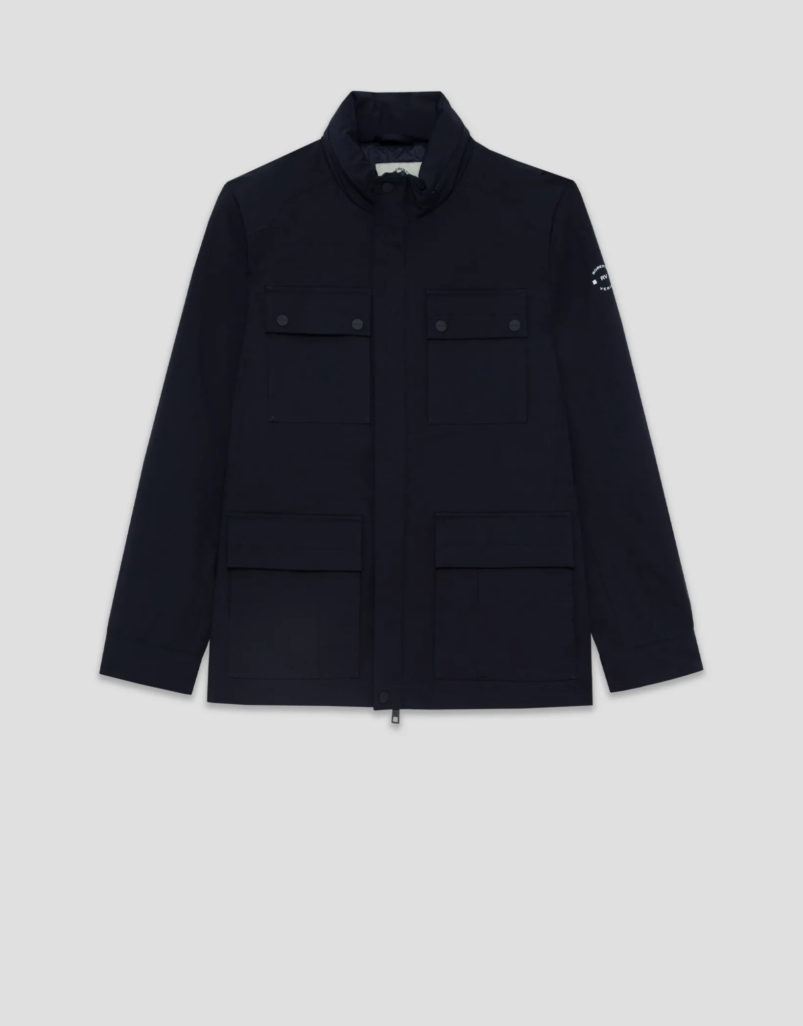 Parka cuatro bolsillo marino