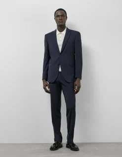 Traje half canvas regular fit azul oscuro