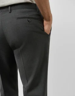 Traje half canvas regular fit gris oscuro